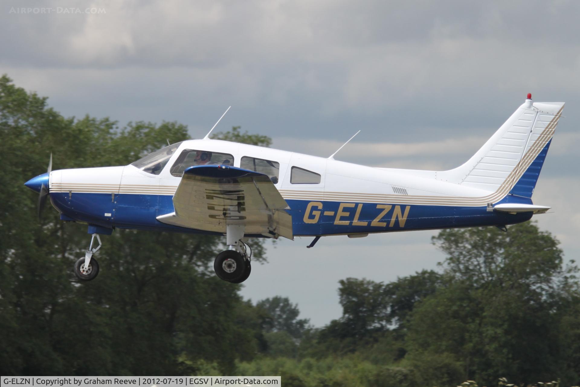 G-ELZN, 1984 Piper PA-28-161 Warrior II C/N 28-8416078, Airbourne at Old Buckenham.