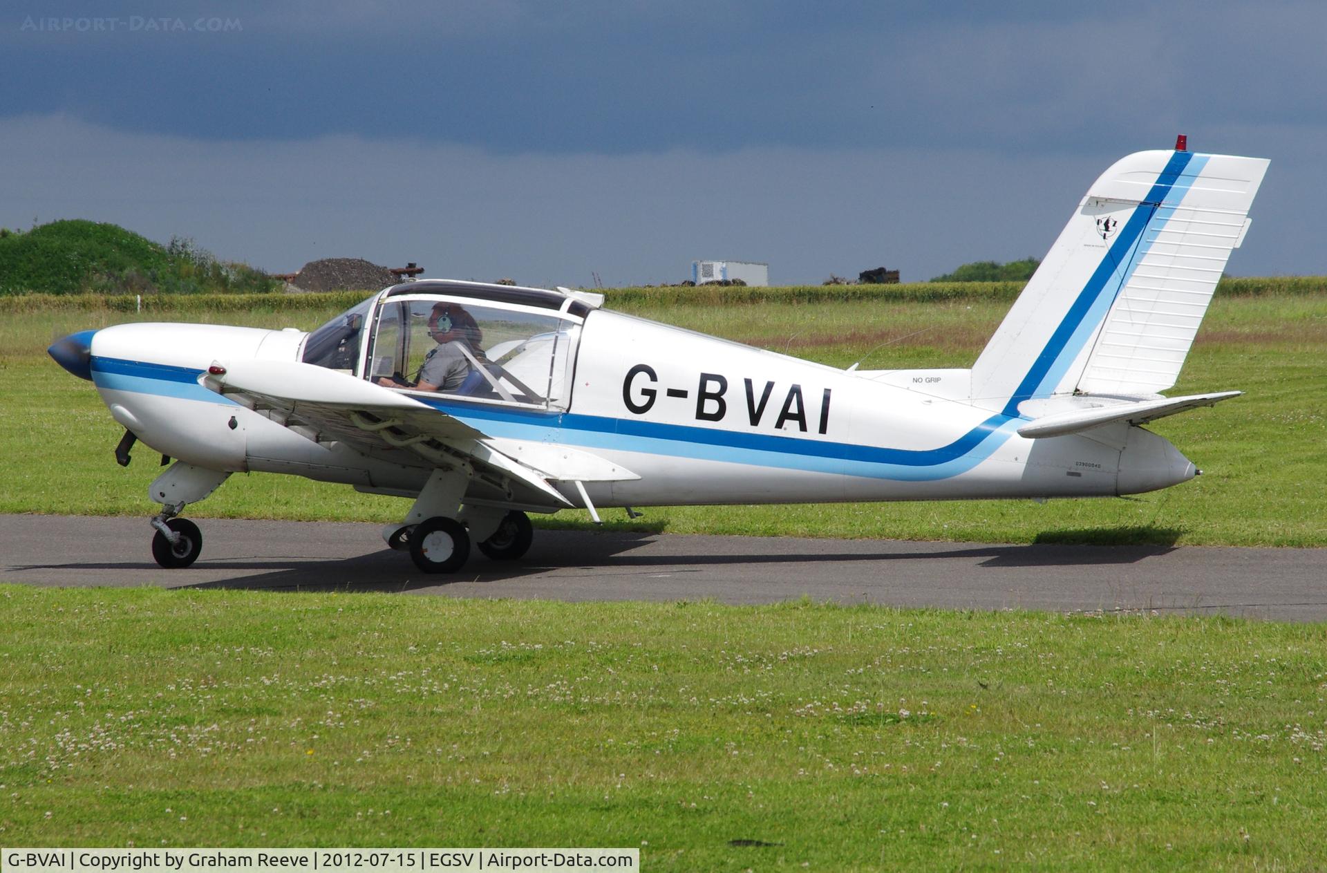 G-BVAI, 1990 PZL-Okecie PZL-110 Koliber 150 C/N 03900040, About to depart.