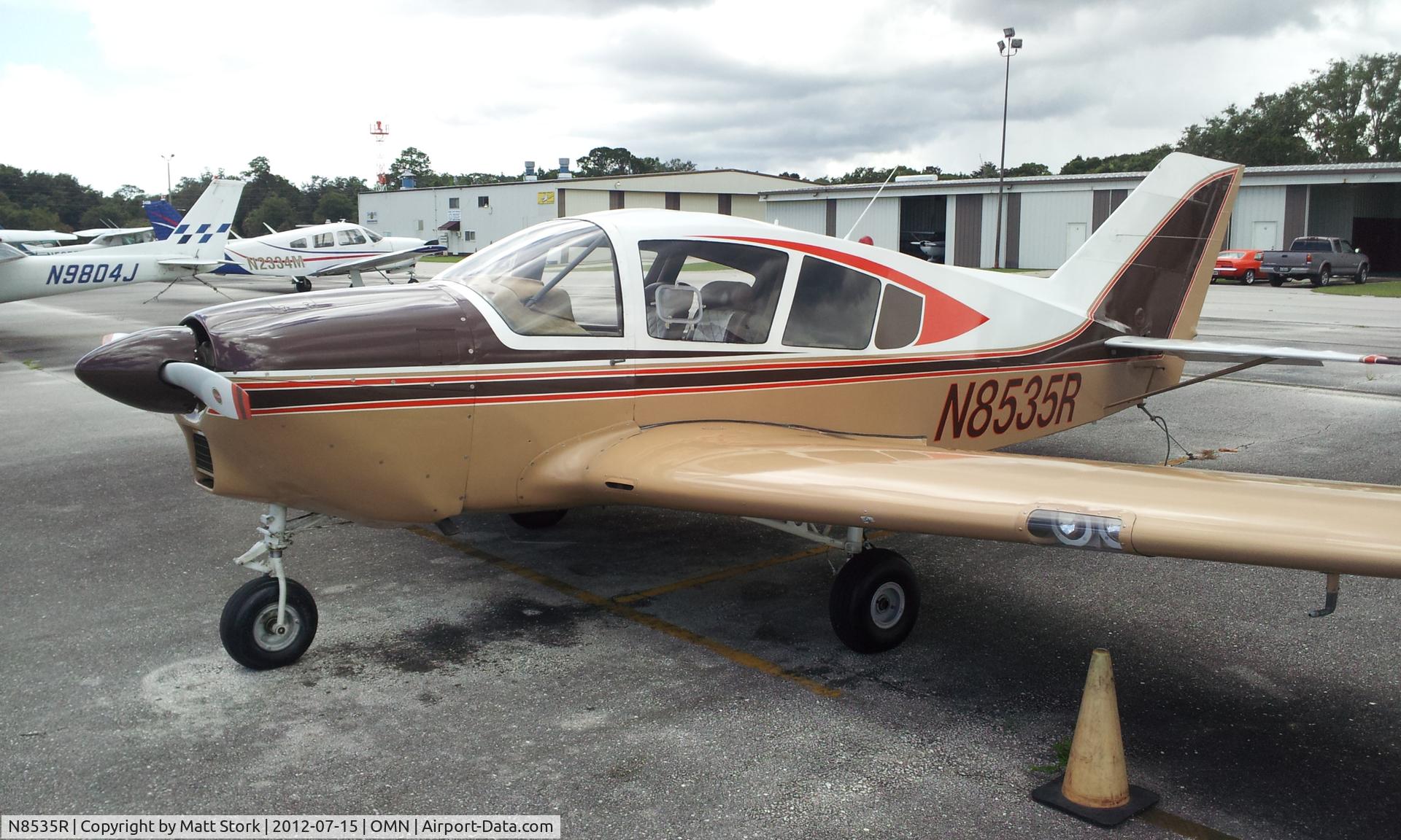 N8535R, 1966 Bellanca 14-19-3 Cruisair Senior C/N 4297, Balanca Viking sitting on ramp in Ormand Beach