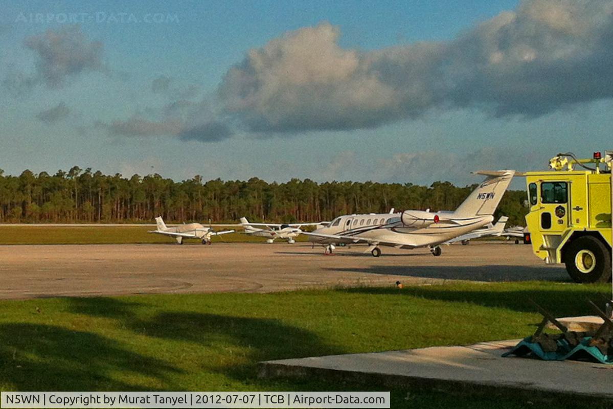 N5WN, 2007 Cessna 525B CitationJet CJ3 C/N 525B0204, Parked at TCB
