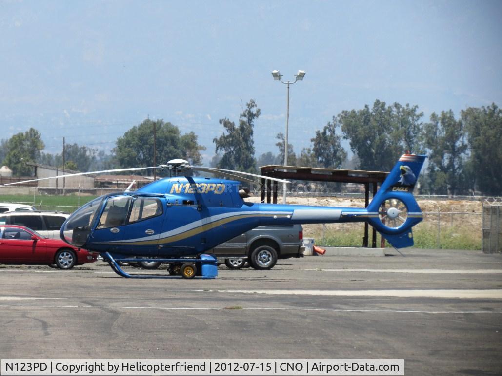 N123PD, 2001 Eurocopter EC-120B Colibri C/N 1171, Parked on the southside