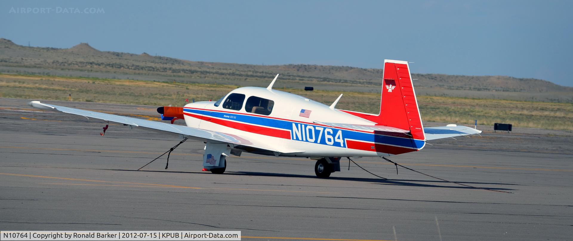 N10764, 1990 Mooney M20J 201 C/N 24-3155, Pueblo