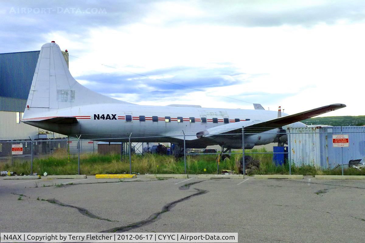 N4AX, Canadair CC-109 Cosmopolitan (CL-66B/580) C/N 11151, Stored at Calgary