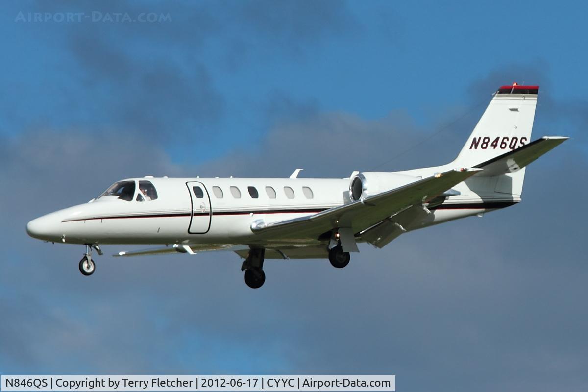N846QS, 2008 Cessna 560 C/N 560-0797, at Calgary