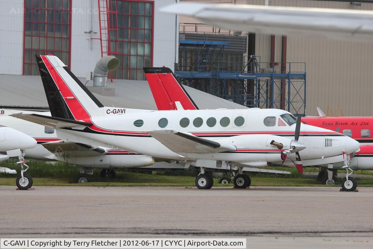C-GAVI, 1974 Beech A100 King Air C/N B-201, at Calgary