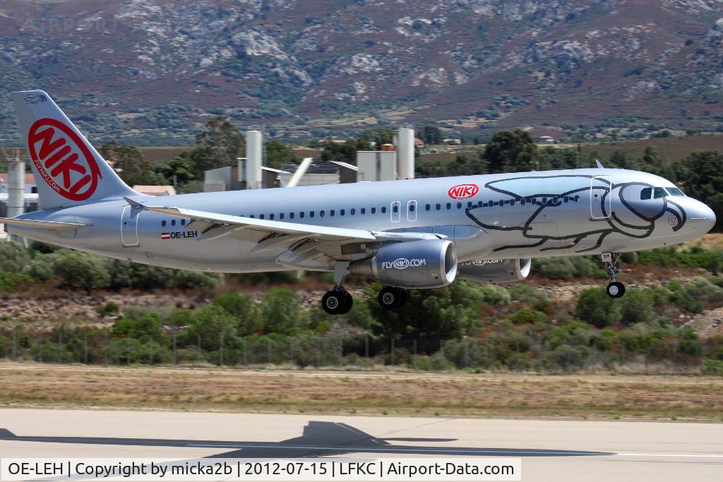 OE-LEH, 2011 Airbus A320-214 C/N 4594, Landing in 18 from Vienne
