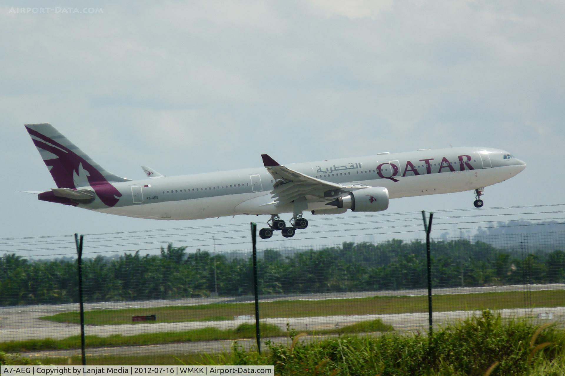 A7-AEG, 2006 Airbus A330-302 C/N 734, 2nd Landing attempt