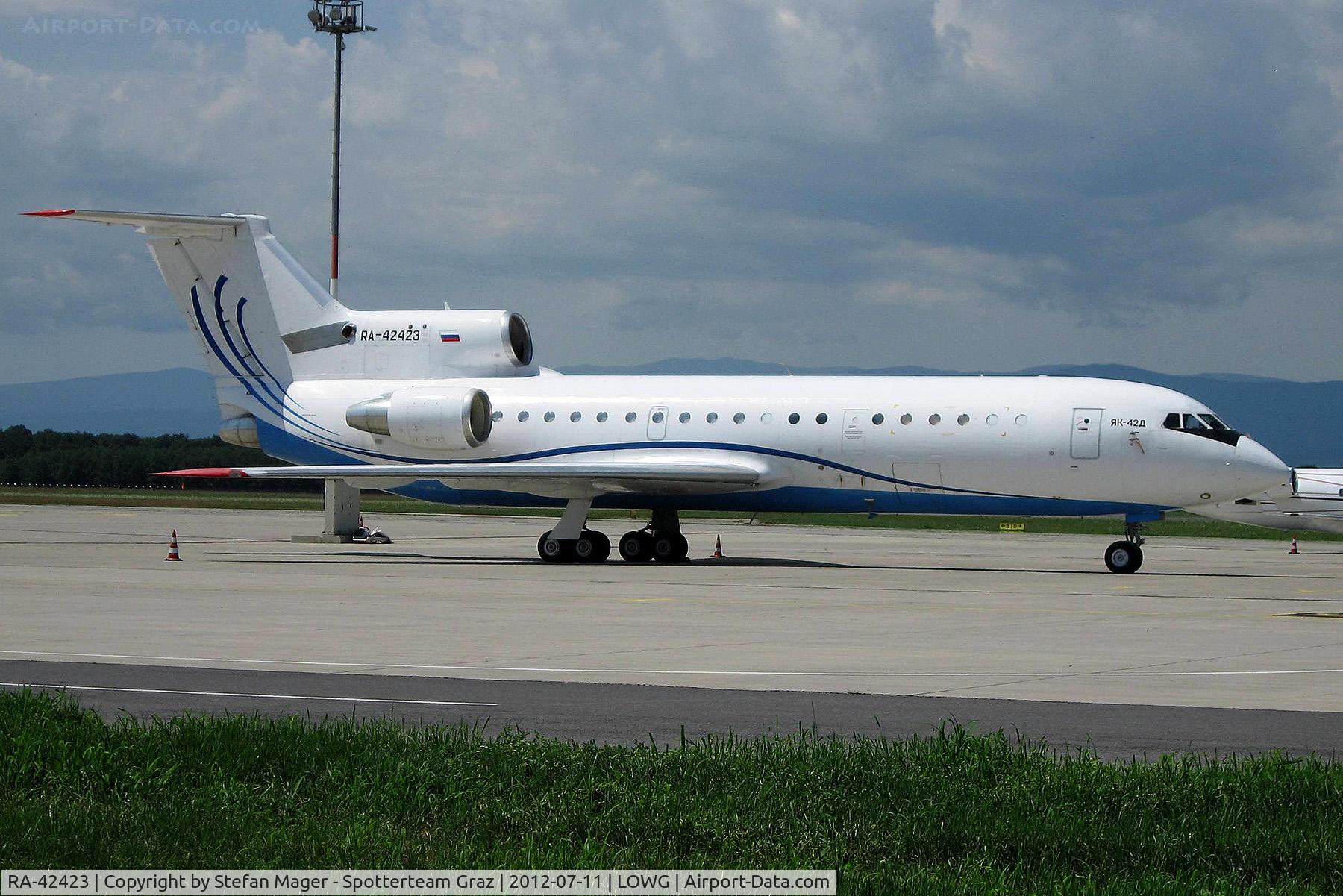 RA-42423, 1992 Yakovlev Yak-42D C/N 4216606, YAK-42D @GRZ