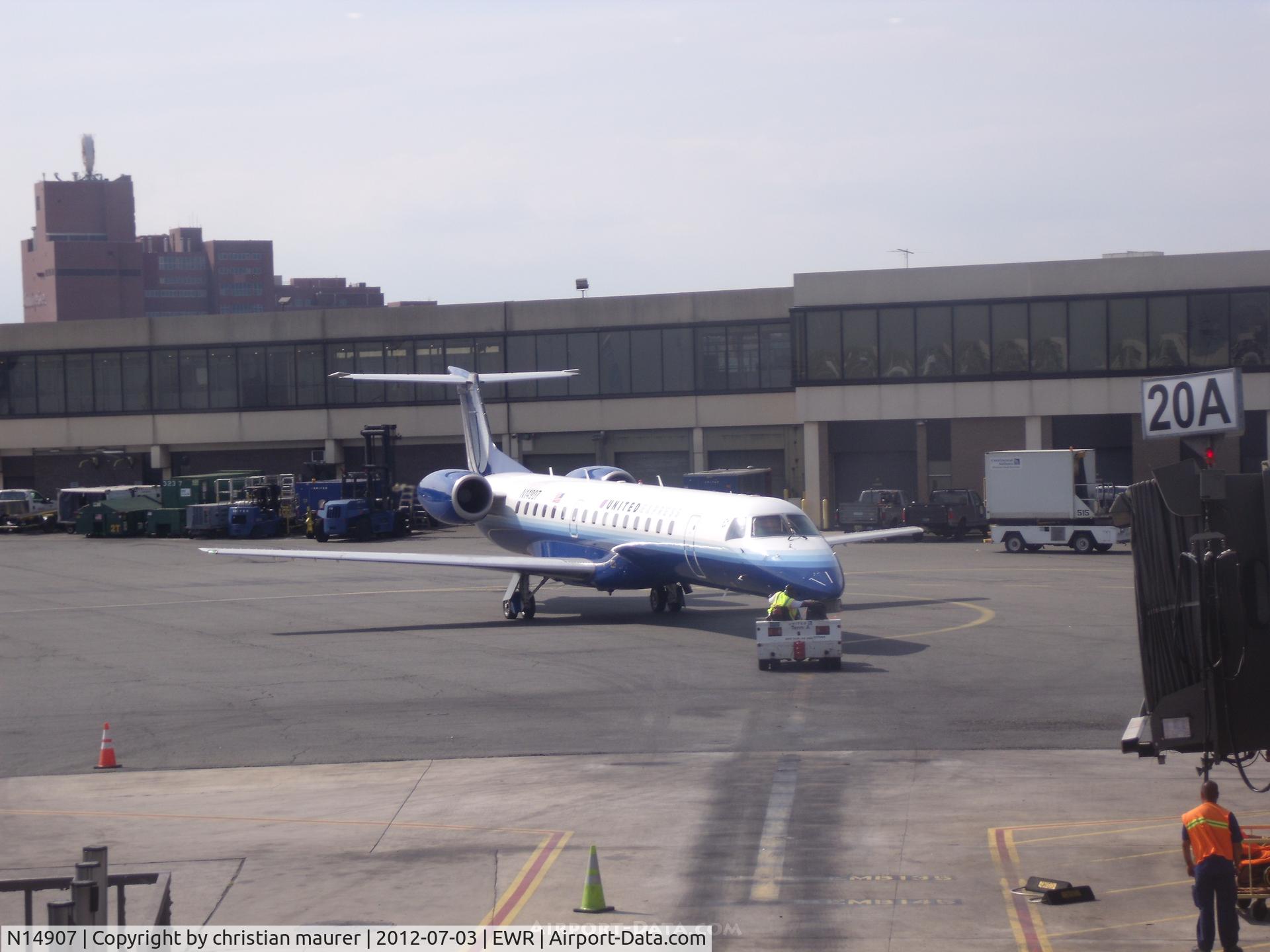 N14907, 2001 Embraer ERJ-145LR (EMB-145LR) C/N 145468, my plane to dayton
