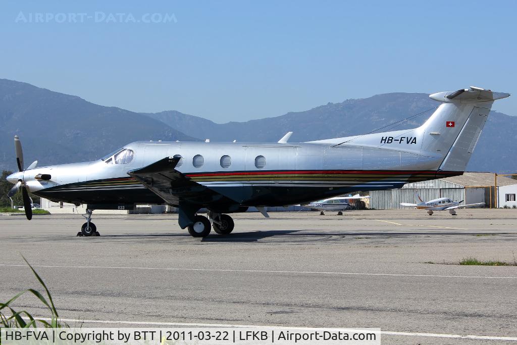 HB-FVA, 2007 Pilatus PC-12/47 C/N 833, Parking
