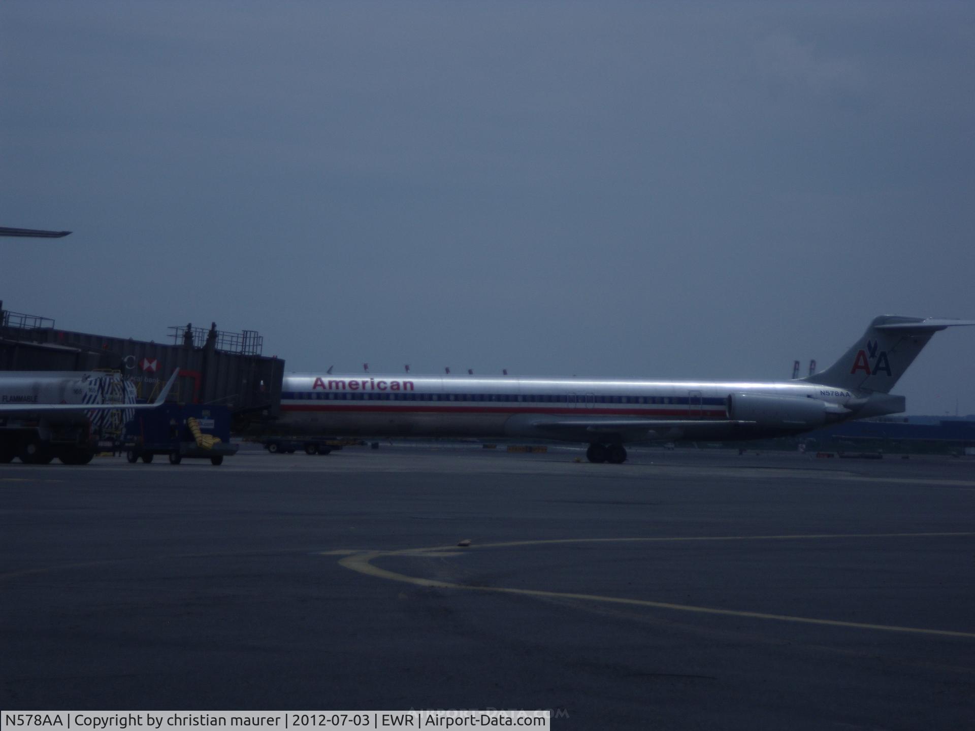 N578AA, 1991 McDonnell Douglas MD-82 (DC-9-82) C/N 53155, md-80
