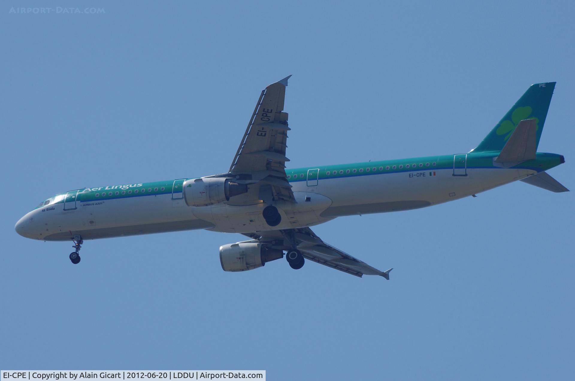 EI-CPE, 1998 Airbus A321-211 C/N 0926, Approach Dubrovnik airport