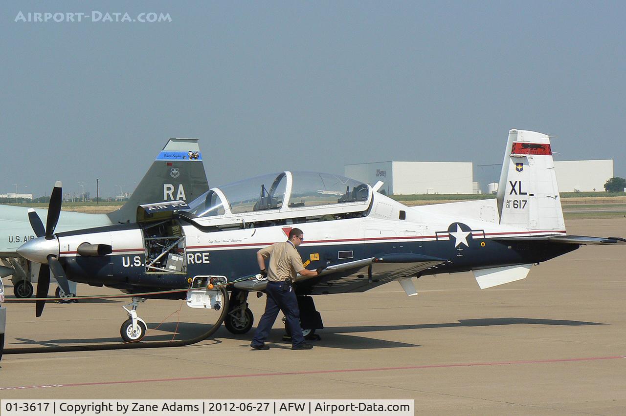 01-3617, 2001 Raytheon T-6A Texan II C/N PT-140, At Alliance Airport - Fort Worth, TX