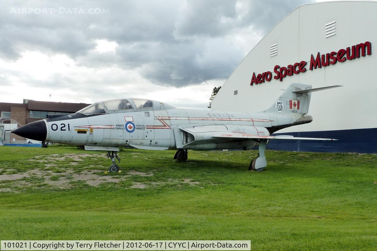 101021, 1957 McDonnell CF-101B Voodoo C/N 499, 1957 McDonnell CF-101B Voodoo, c/n: 499 ar Aero Space Museum of Calgary