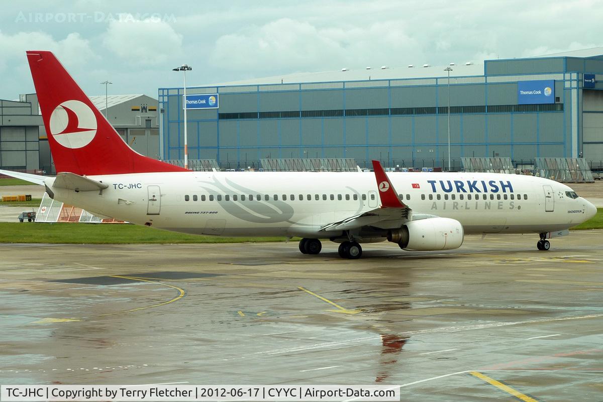 TC-JHC, 2008 Boeing 737-8F2 C/N 35742, at Manchester