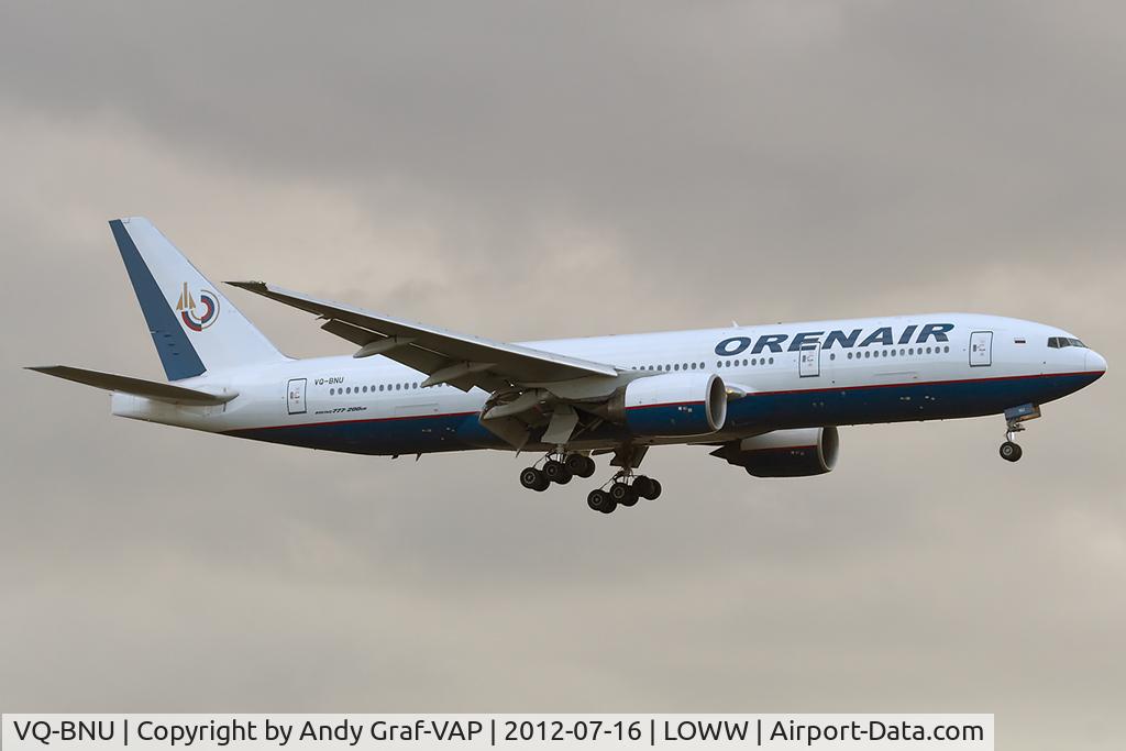 VQ-BNU, 1999 Boeing 777-2Q8/ER C/N 29908, Orenburg Airlines 777-200