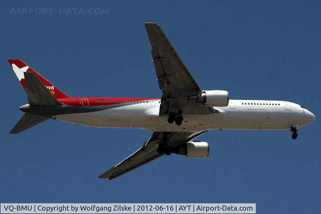 VQ-BMU, 1996 Boeing 767-328/ER C/N 27427, visitor