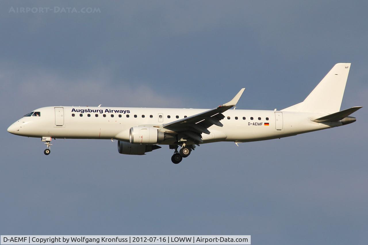 D-AEMF, 2009 Embraer 190AR (ERJ-190-100IGW) C/N 19000310, Augsburg