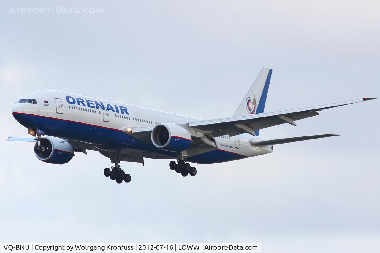 VQ-BNU, 1999 Boeing 777-2Q8/ER C/N 29908, Orenair