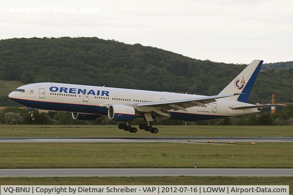 VQ-BNU, 1999 Boeing 777-2Q8/ER C/N 29908, Orenair Boeing 777-200