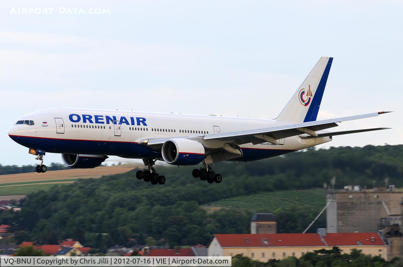 VQ-BNU, 1999 Boeing 777-2Q8/ER C/N 29908, Orenair