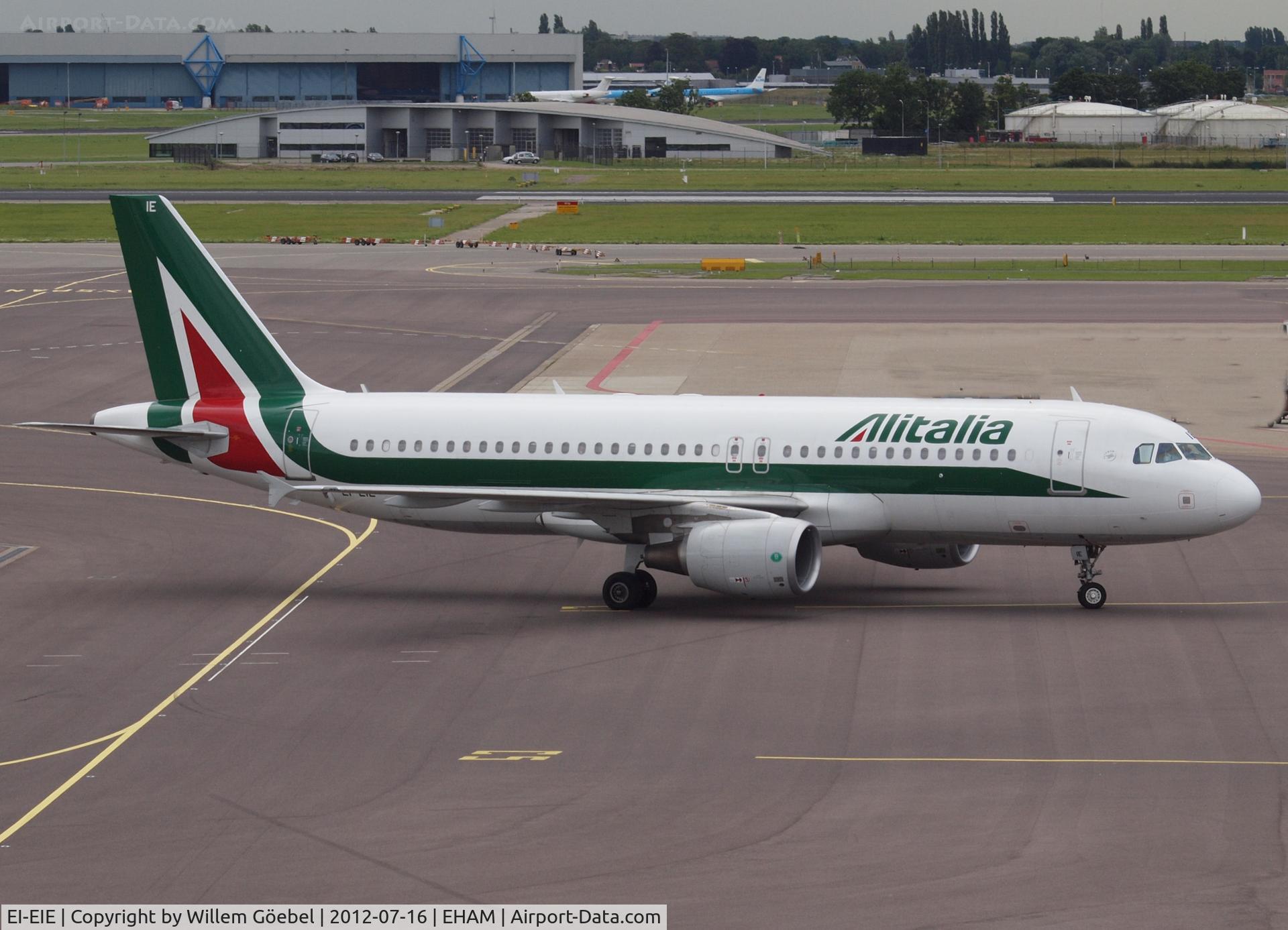 EI-EIE, 2010 Airbus A320-216 C/N 4536, Arrival on Schiphol Airport on the gate