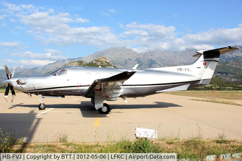 HB-FVJ, Pilatus PC-12/47 C/N 865, Parking