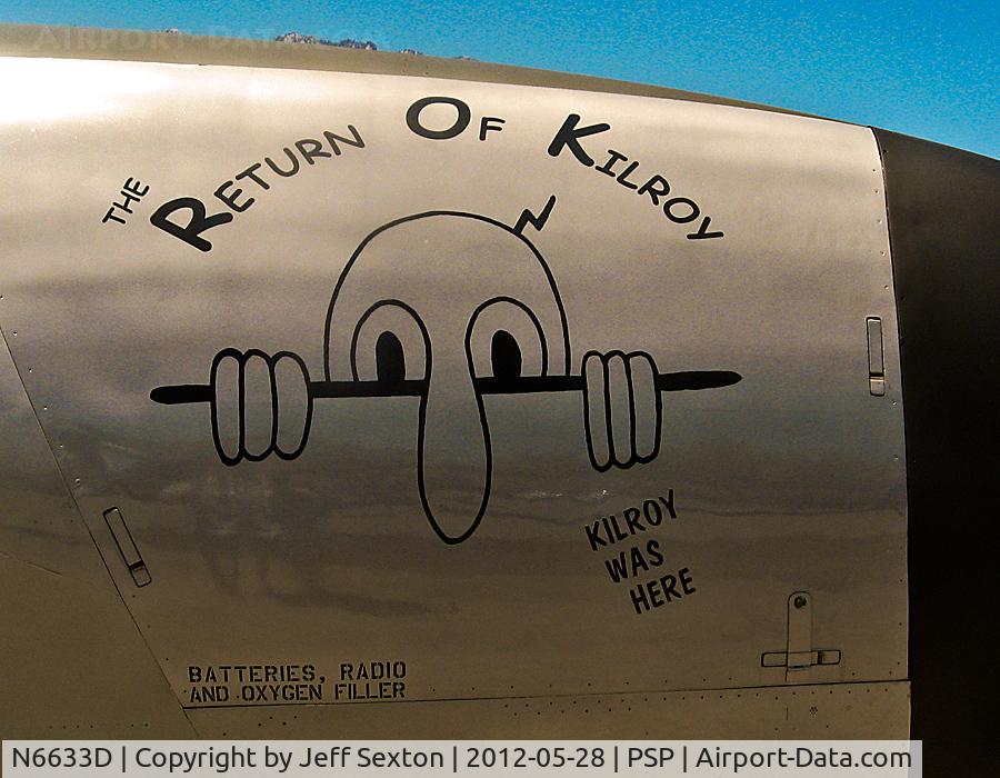 N6633D, Lockheed T-33B (TV-2 Seastar) C/N Not found 126591/N6633D, Aircraft Artwork