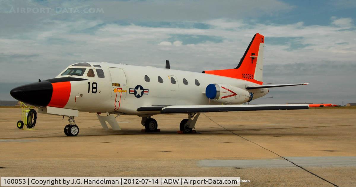 160053, North American Rockwell CT-39G (N-265) Sabreliner C/N 306-104, at NAF Washington