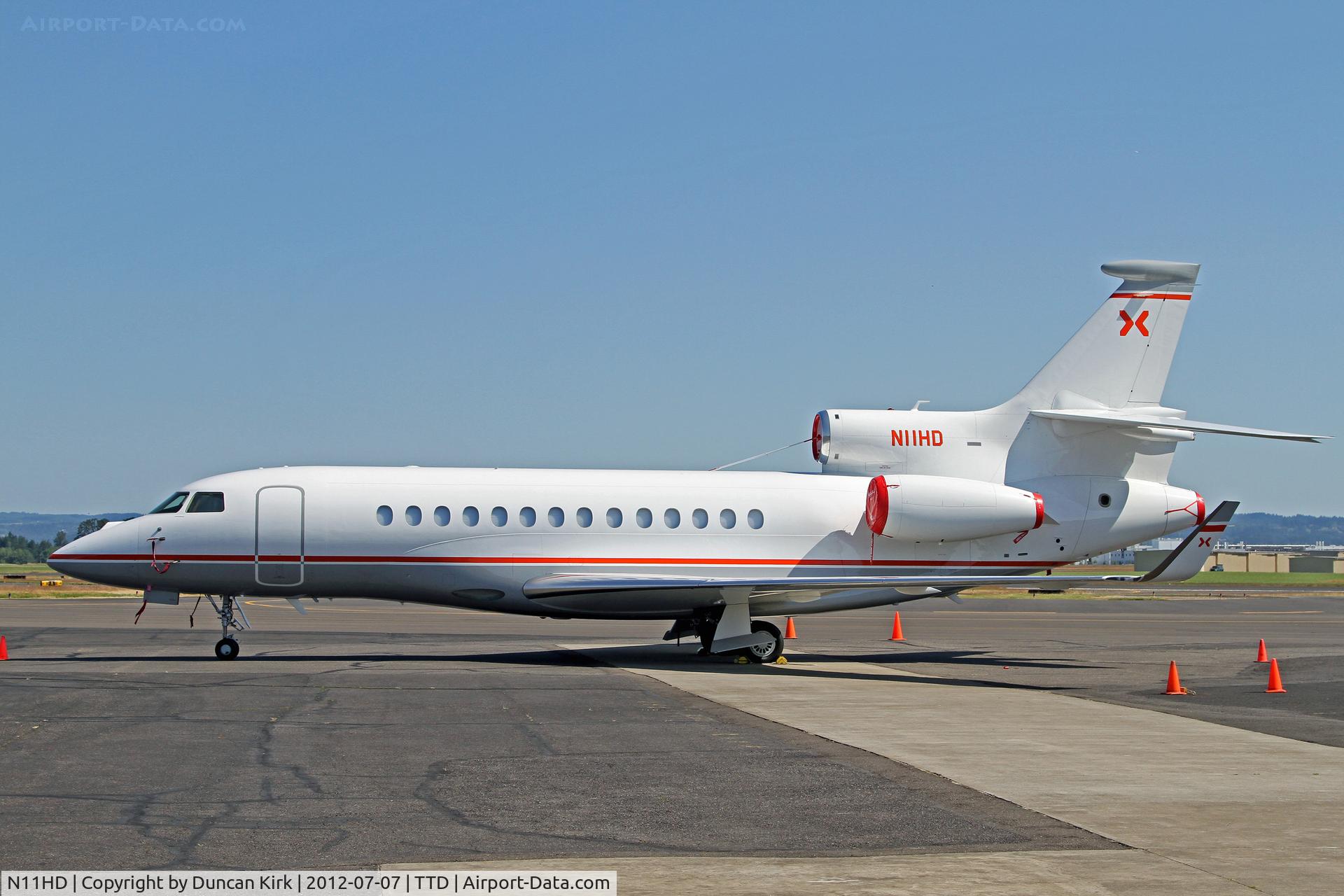 N11HD, 2009 Dassault Falcon 7X C/N 62, Home Depots Falcon 7X