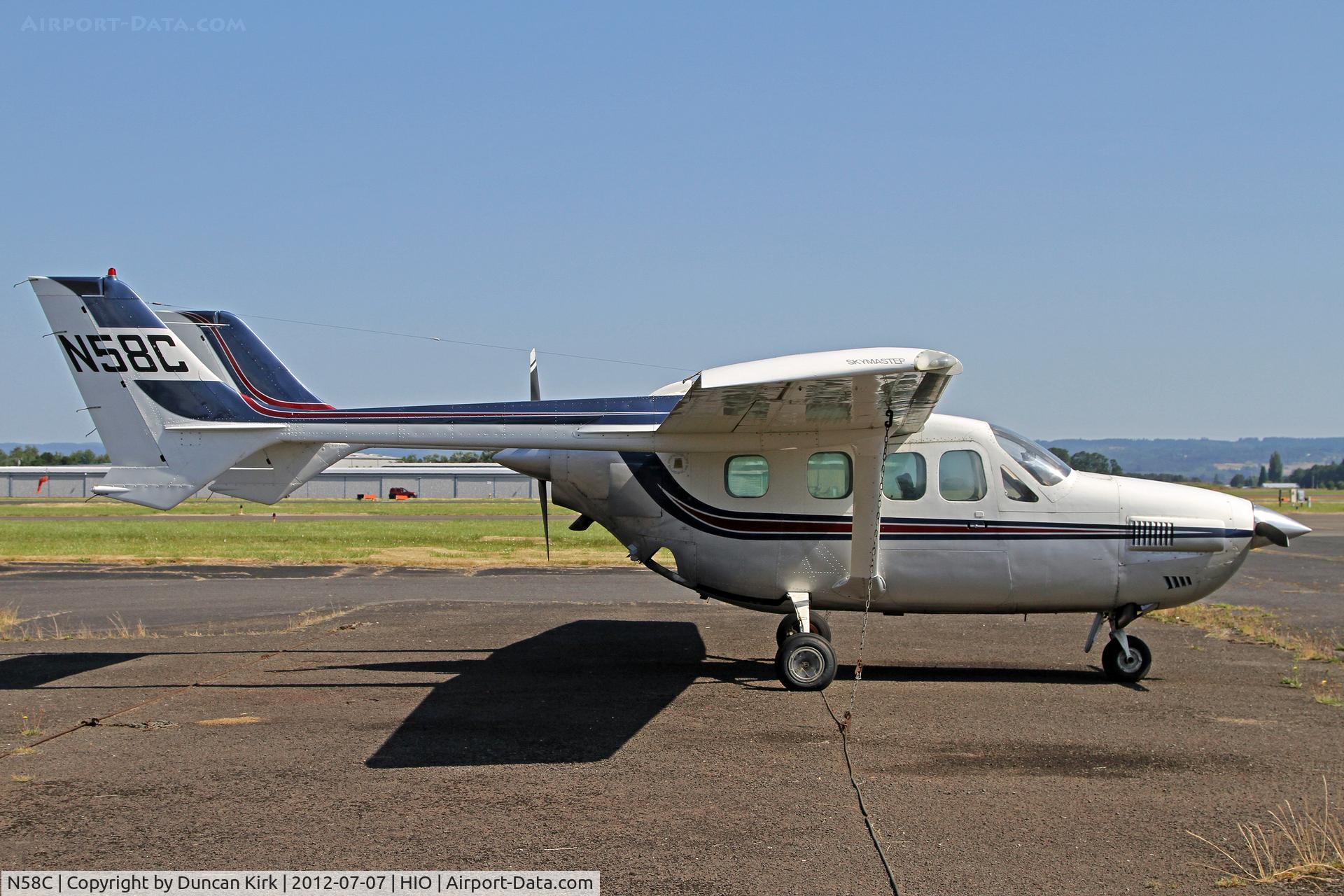 N58C, 1973 Cessna T337G Turbo Super Skymaster C/N P3370102, Later model Cessna 337