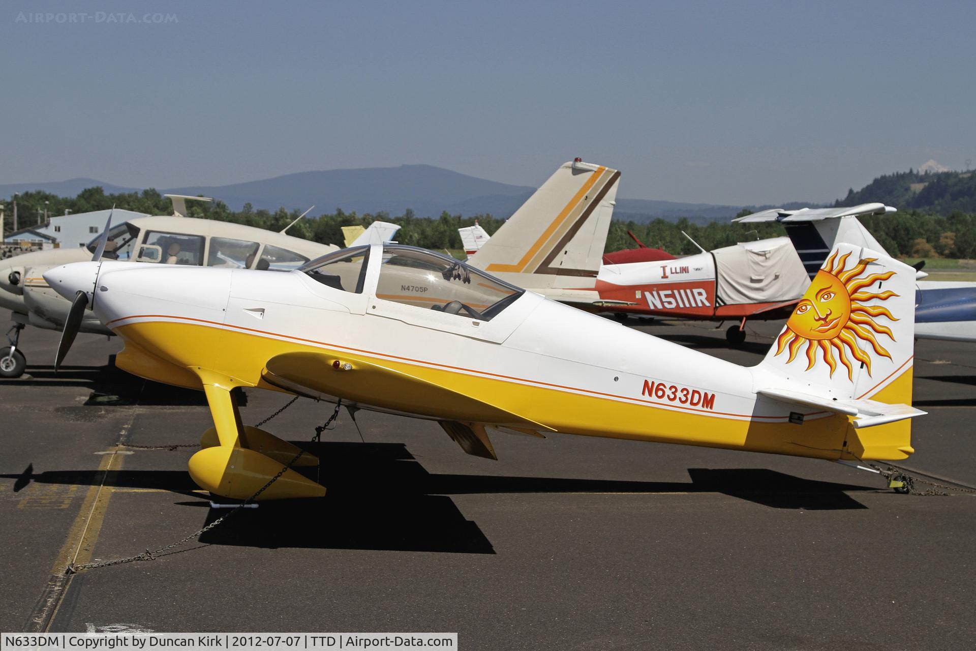 N633DM, 2005 Vans RV-6 C/N 60488, Very tasty colors on this RV!