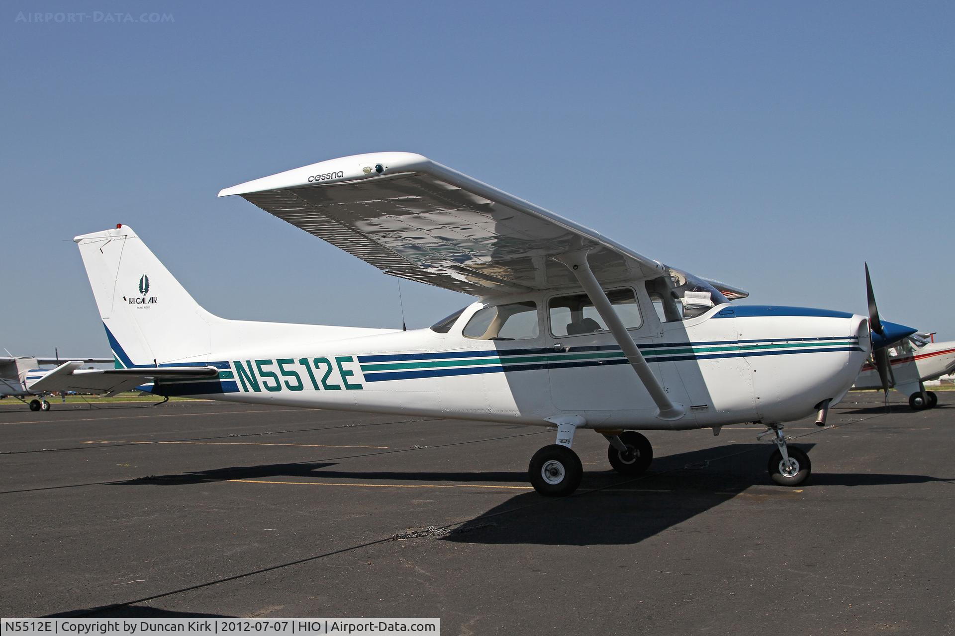 N5512E, 1978 Cessna 172N C/N 17271881, Flew this in to Hillsboro, the third of nine airports visited that day!