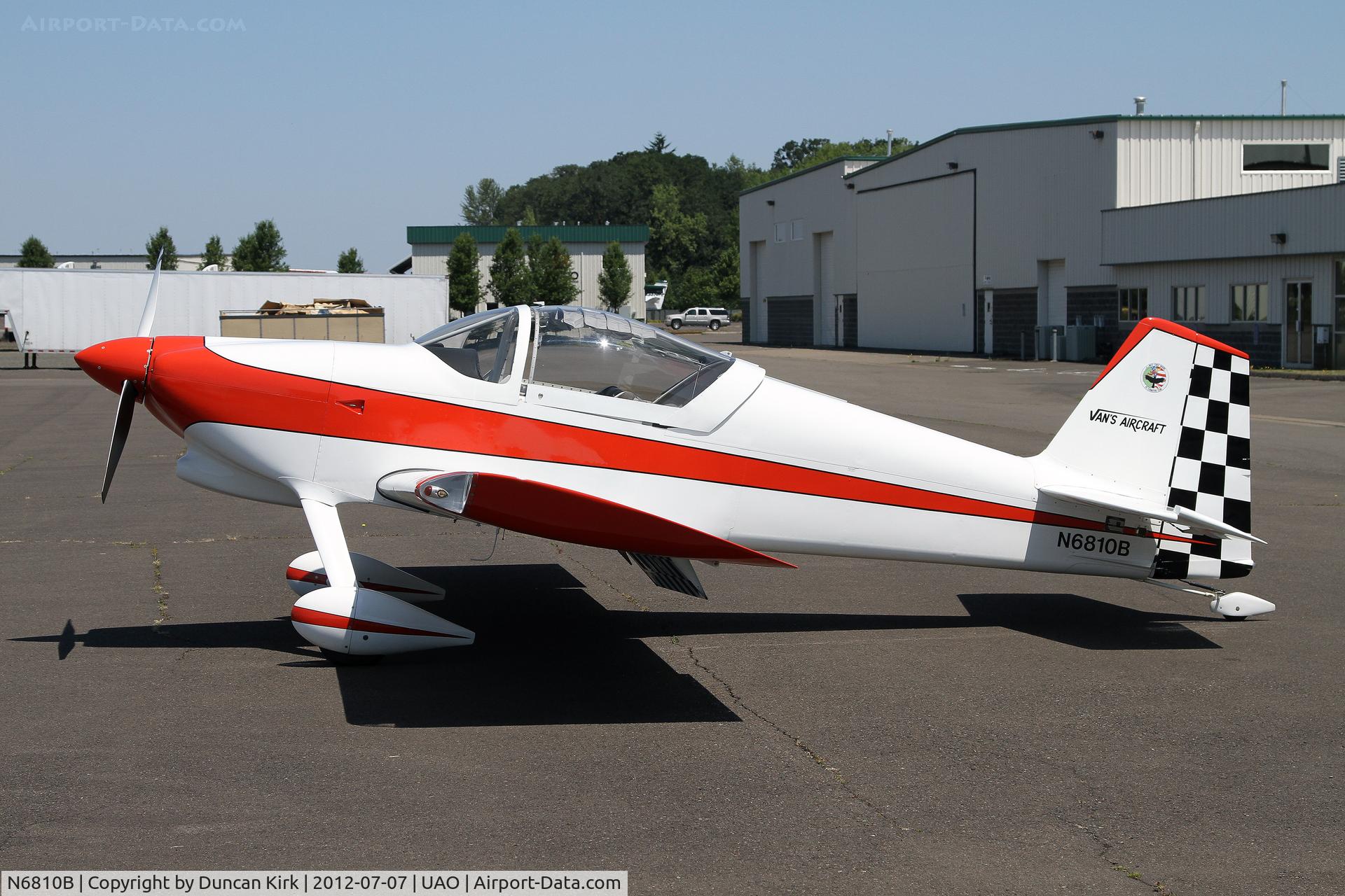 N6810B, 2004 Vans RV-6 C/N 60363, Got to see the RV-1 at the factory which is destined for the EAA Museum at Oshkosh