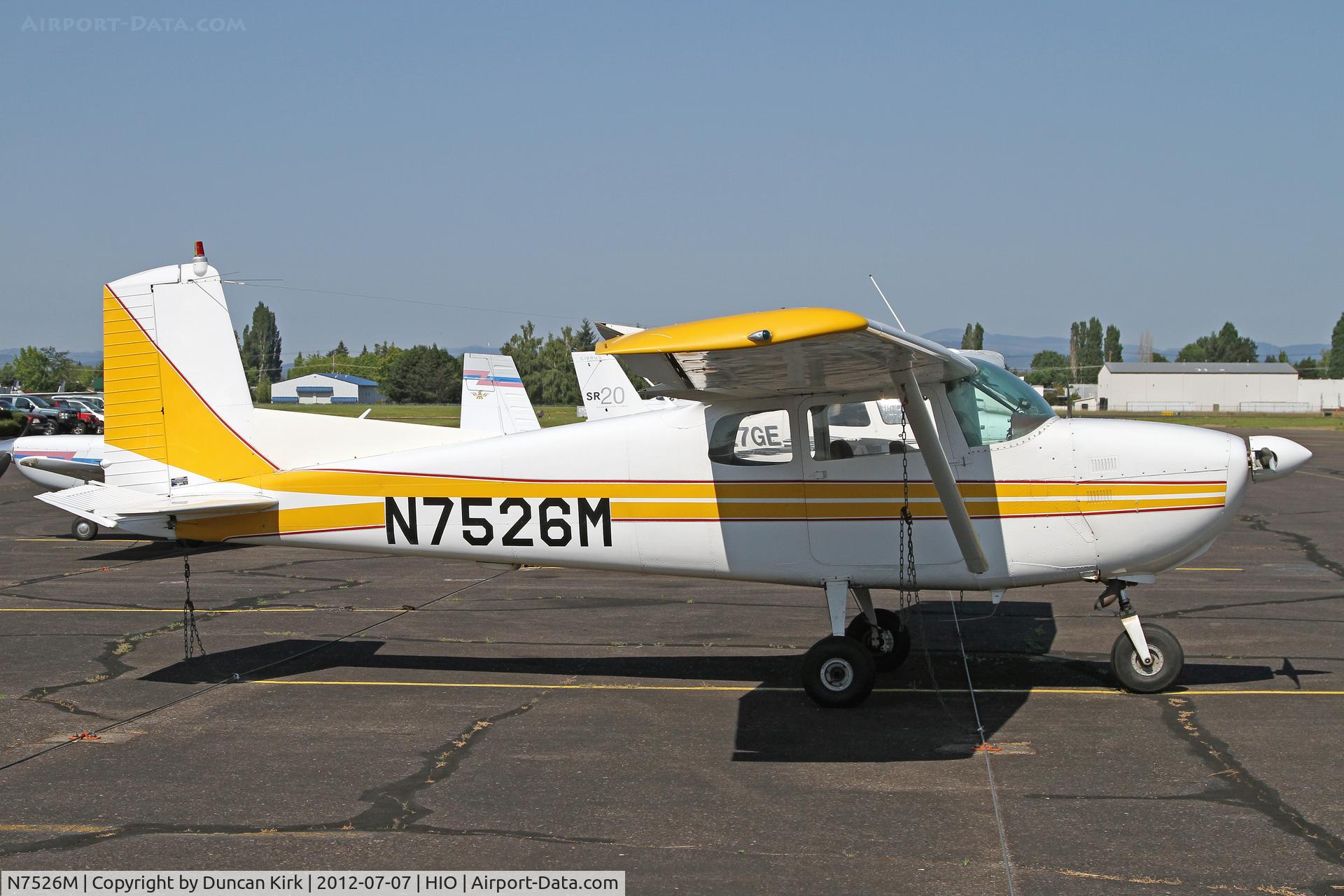 N7526M, Cessna 175 Skylark C/N 55826, Nice bright yellow on this Cessna 175