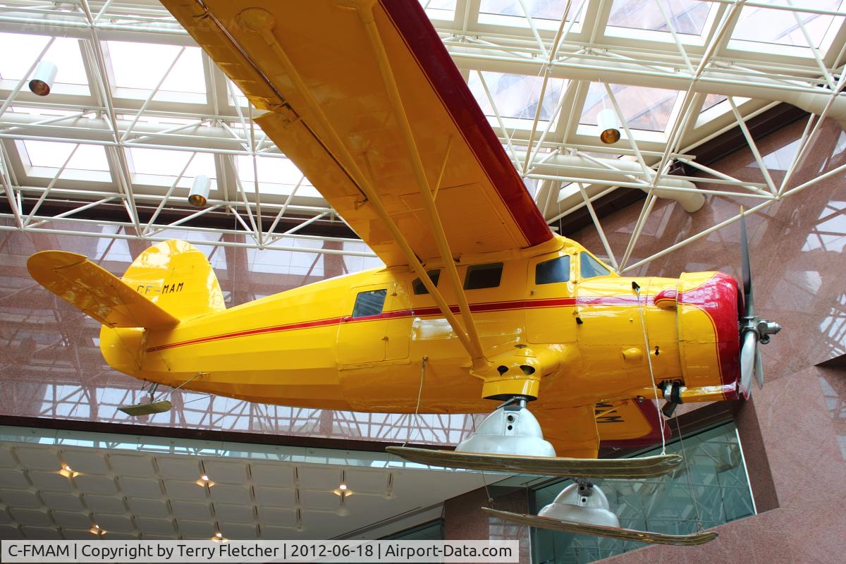 C-FMAM, 1944 Noorduyn Norseman V C/N N29-26, Hangsfrom the ceiling of the Suncor Energy Centre in Downtown Calgary