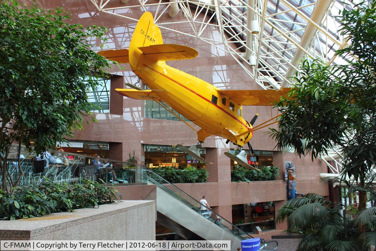 C-FMAM, 1944 Noorduyn Norseman V C/N N29-26, Hangsfrom the ceiling of the Suncor Energy Centre in Downtown Calgary