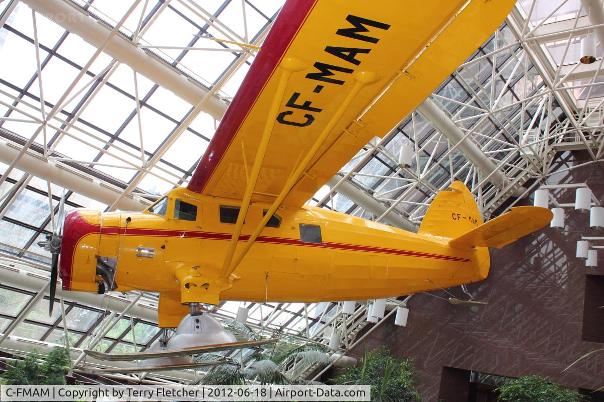 C-FMAM, 1944 Noorduyn Norseman V C/N N29-26, Hangs from the ceiling of the Suncor Energy Centre in Downtown Calgary