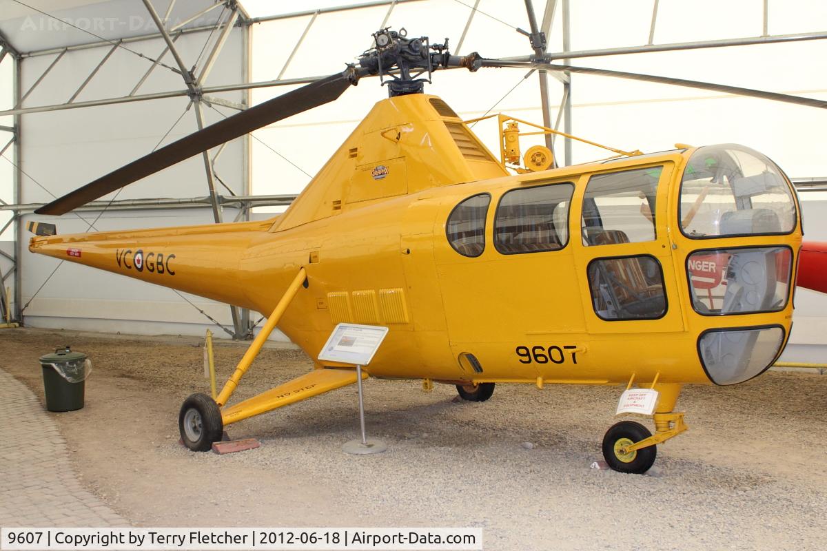 9607, Sikorsky H-5 Dragonfly C/N 51-166, At AeroSpace Museum of Calgary