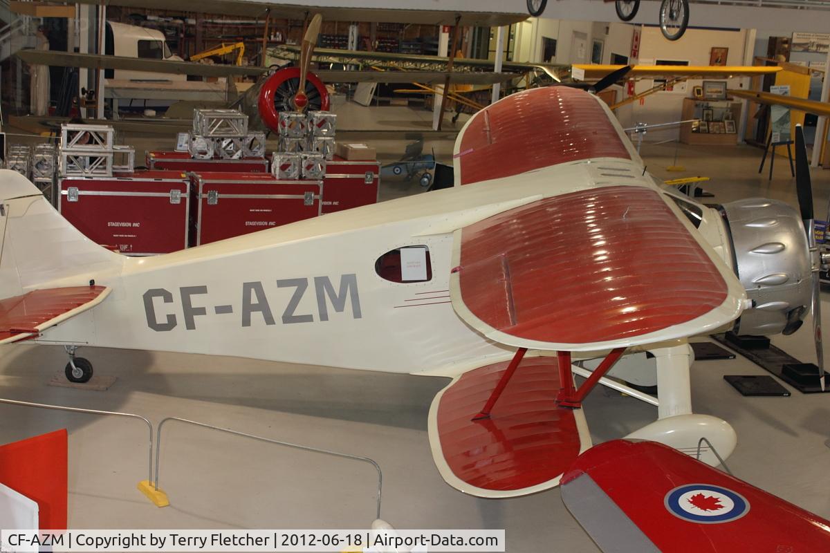 CF-AZM, Waco EQC-6 C/N 4479, At AeroSpace Museum of Calgary