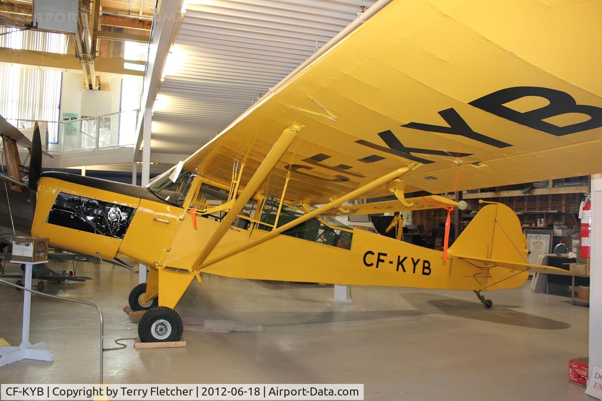 CF-KYB, Auster T.7 C/N 145ES, At AeroSpace Museum of Calgary
