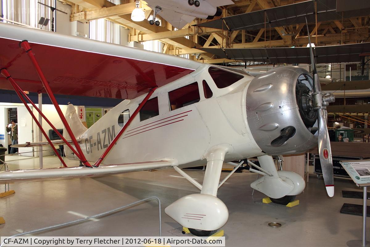 CF-AZM, Waco EQC-6 C/N 4479, At Aero Space Museum of Calgary