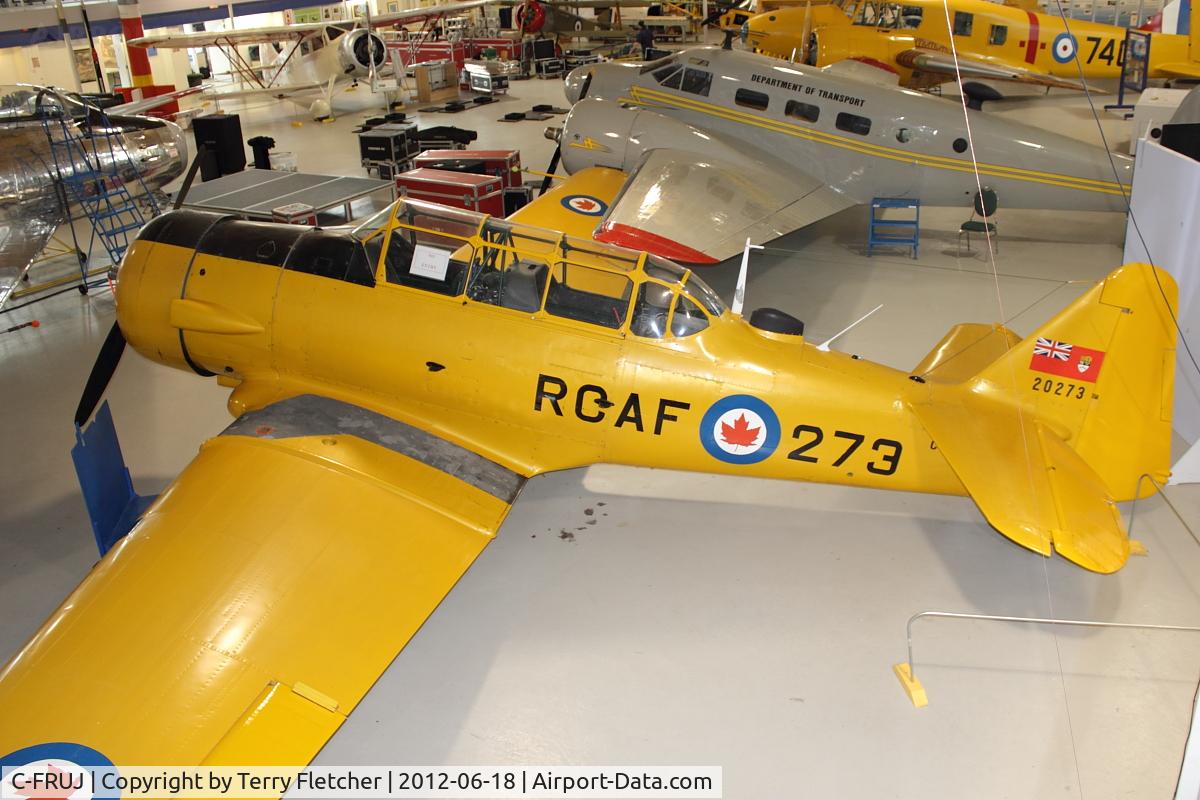 C-FRUJ, 1952 Canadian Car & Foundry T-6 Harvard Mk.4 C/N CCF4-64, At Aero Space Museum of Calgary