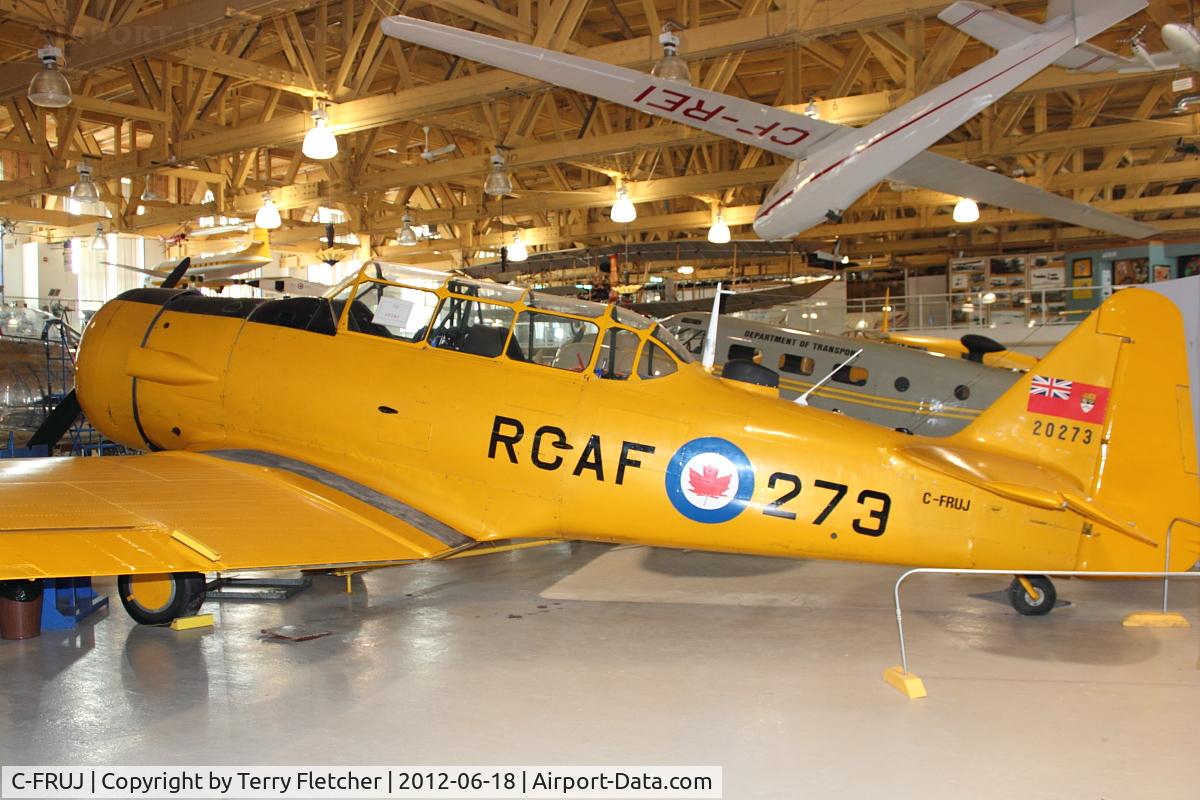 C-FRUJ, 1952 Canadian Car & Foundry T-6 Harvard Mk.4 C/N CCF4-64, At Aero Space Museum of Calgary