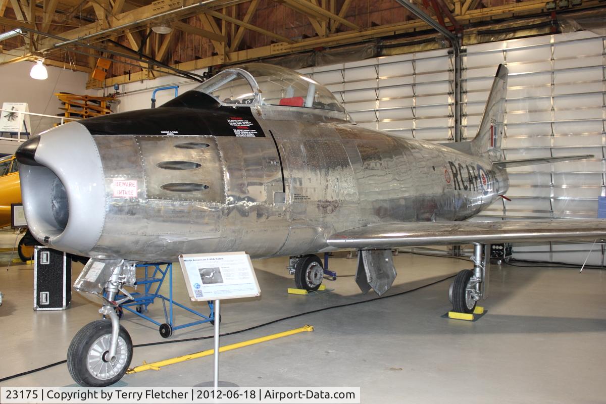 23175, North American F-86A Sabre C/N 151-38433, At Aero Space Museum of Calgary
