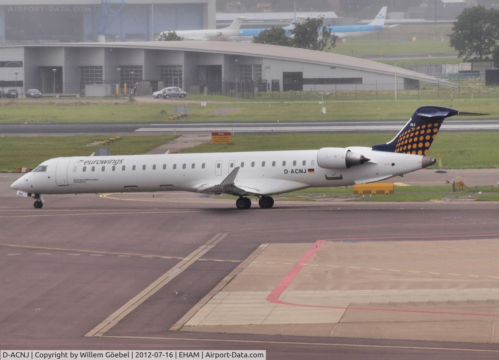 D-ACNJ, 2010 Bombardier CRJ-900 NG (CL-600-2D24) C/N 15249, Taxi to runway 24 of Schiphol Airport
