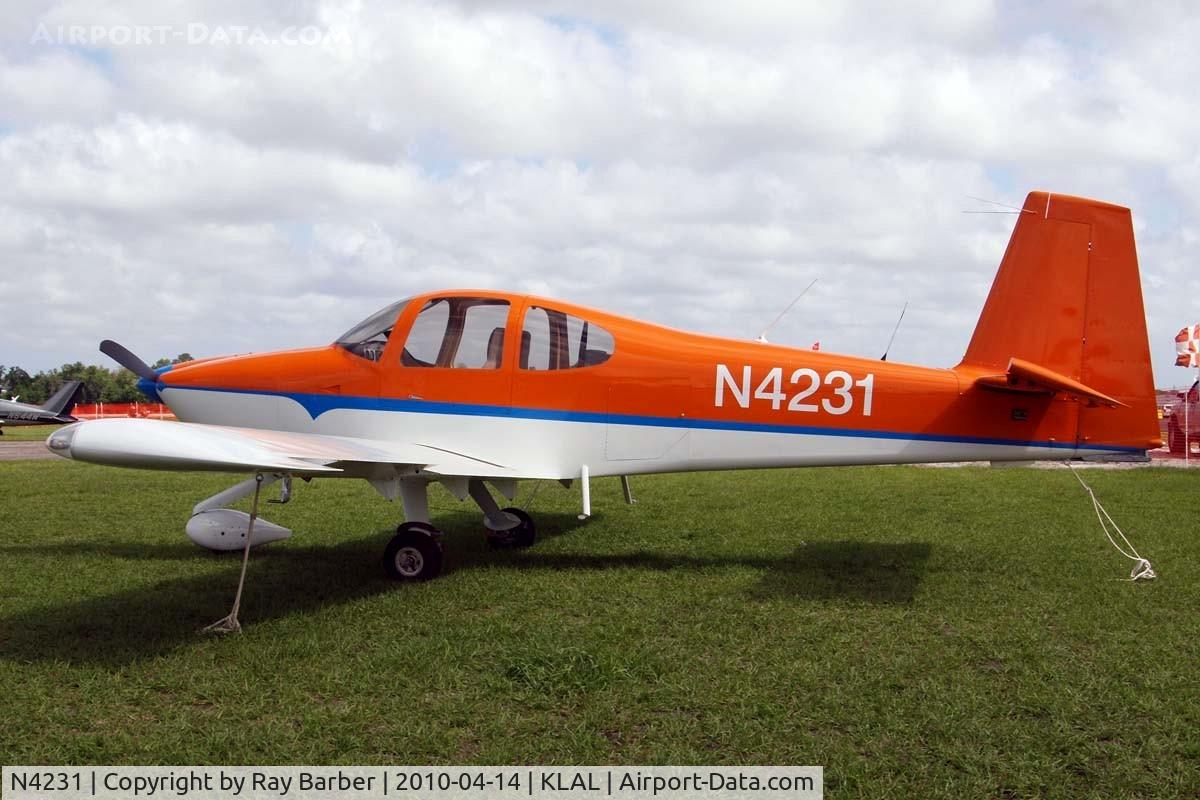 N4231, 2008 Vans RV-10 C/N 40247, Van's RV-10 [40247] Lakeland-Linder~N 14/04/2010. Now registered C-GKHF.
