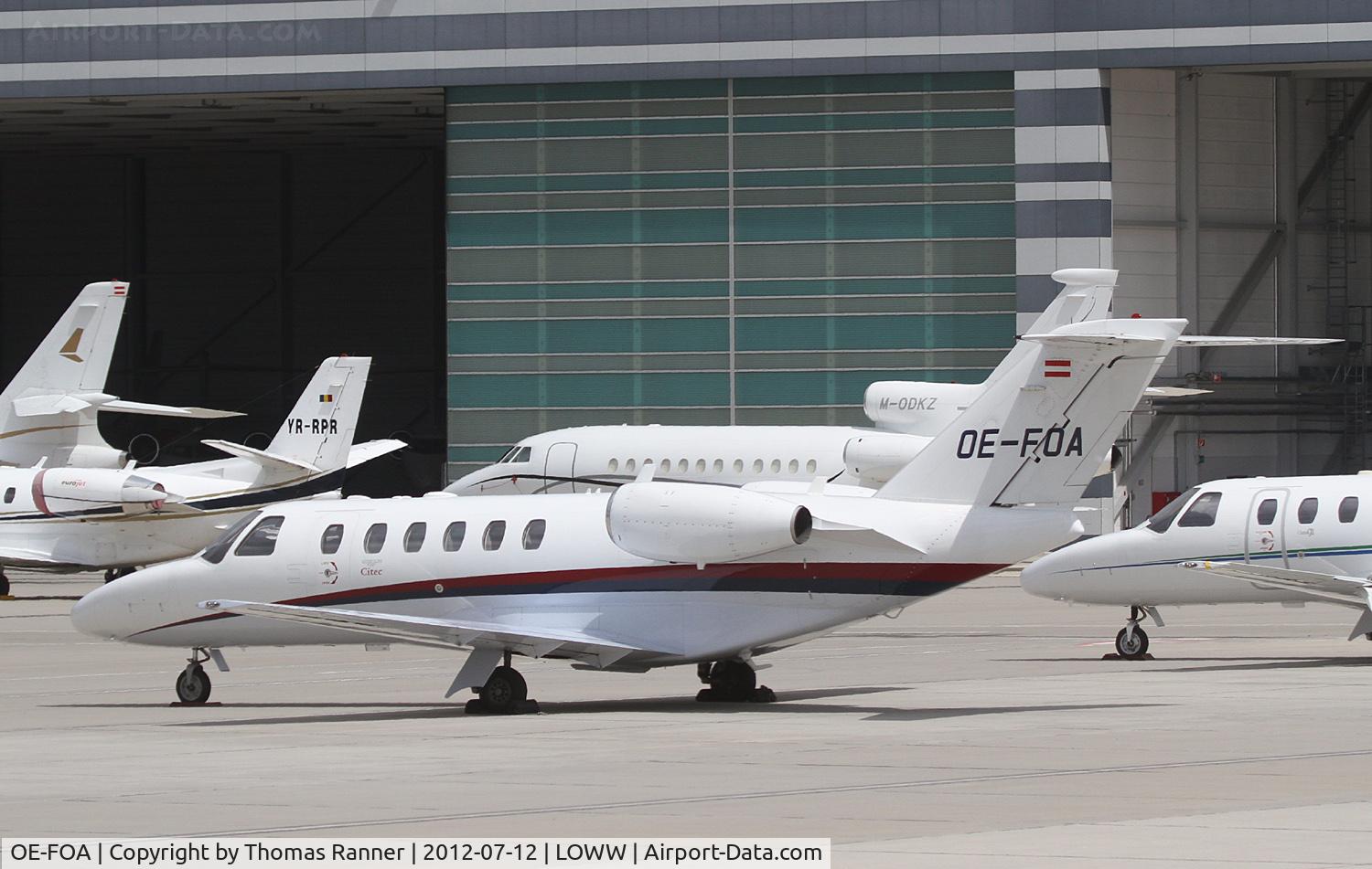 OE-FOA, 2007 Cessna 525A CitationJet CJ2+ C/N 525A-0354, Vienna Jet Cessna 525A Citation