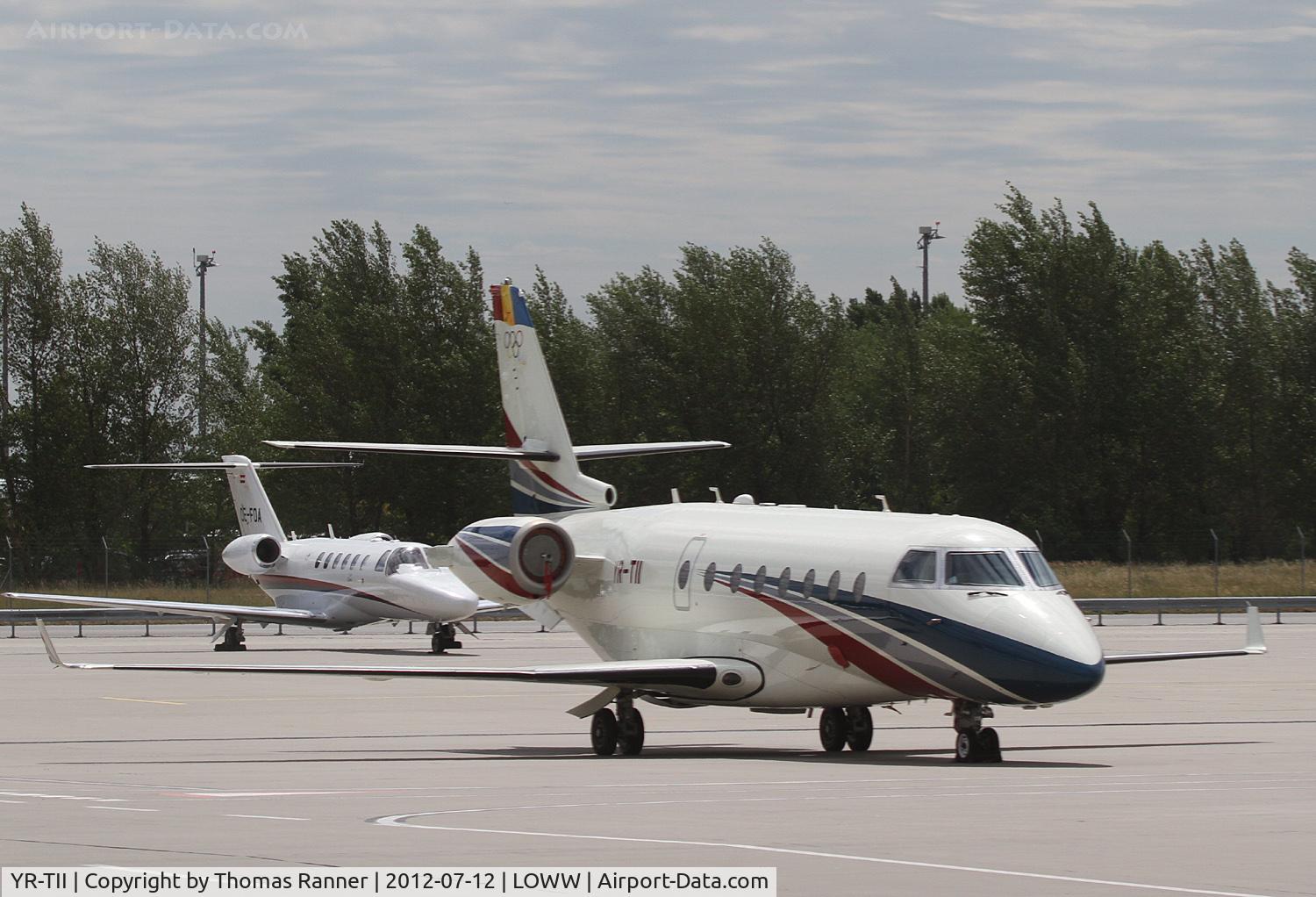 YR-TII, 2003 Israel Aircraft Industries Gulfstream 200 C/N 089, Tiriac Air Gulfstream 200