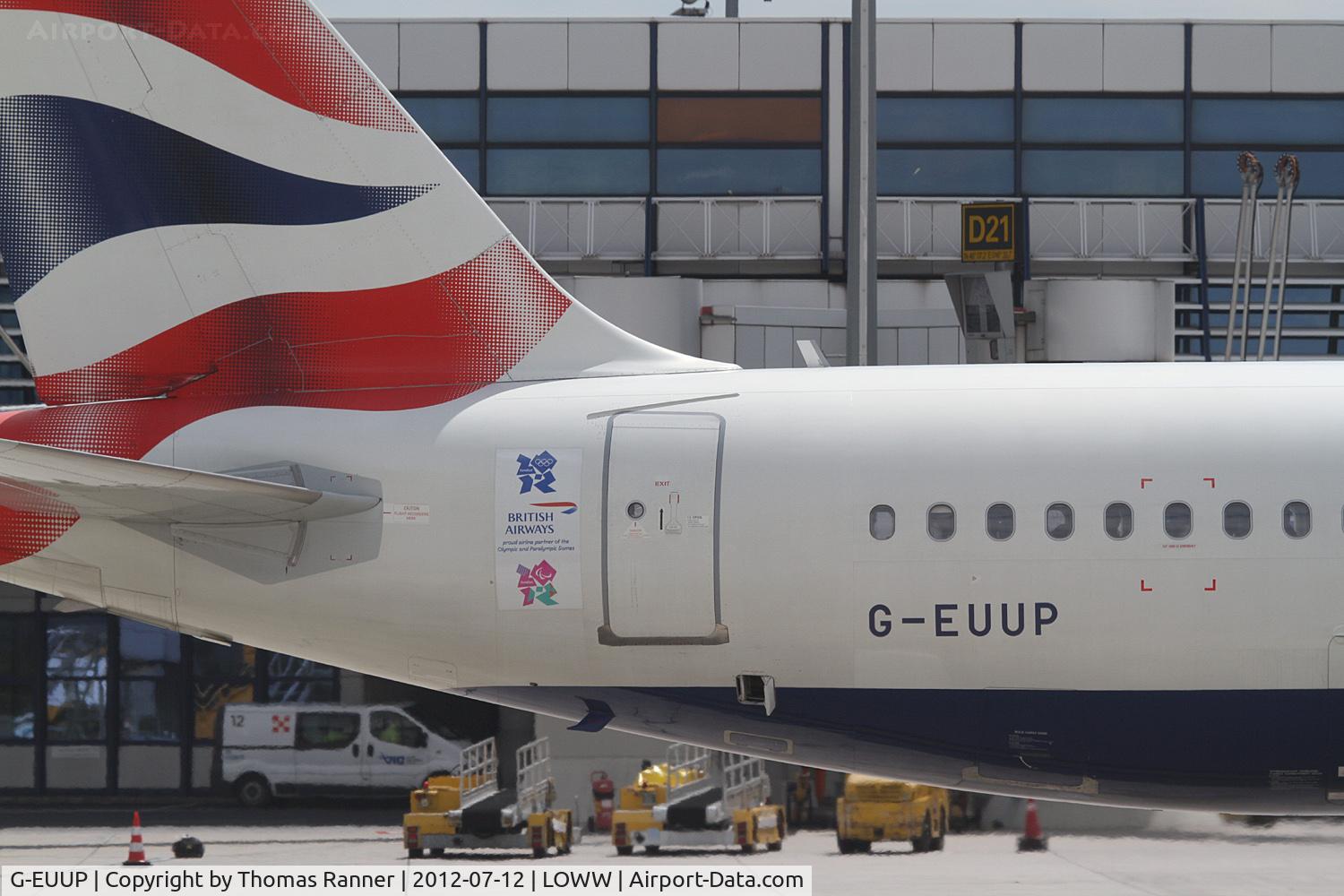 G-EUUP, 2003 Airbus A320-232 C/N 2038, Bristish Airways Airbus 320